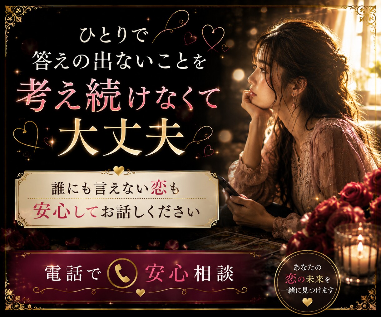 あの人の本当の気持ちを霊感タロットで読み解きます 連絡が減った・曖昧な関係・片思い｜言葉にしない本音今後を鑑定 イメージ5