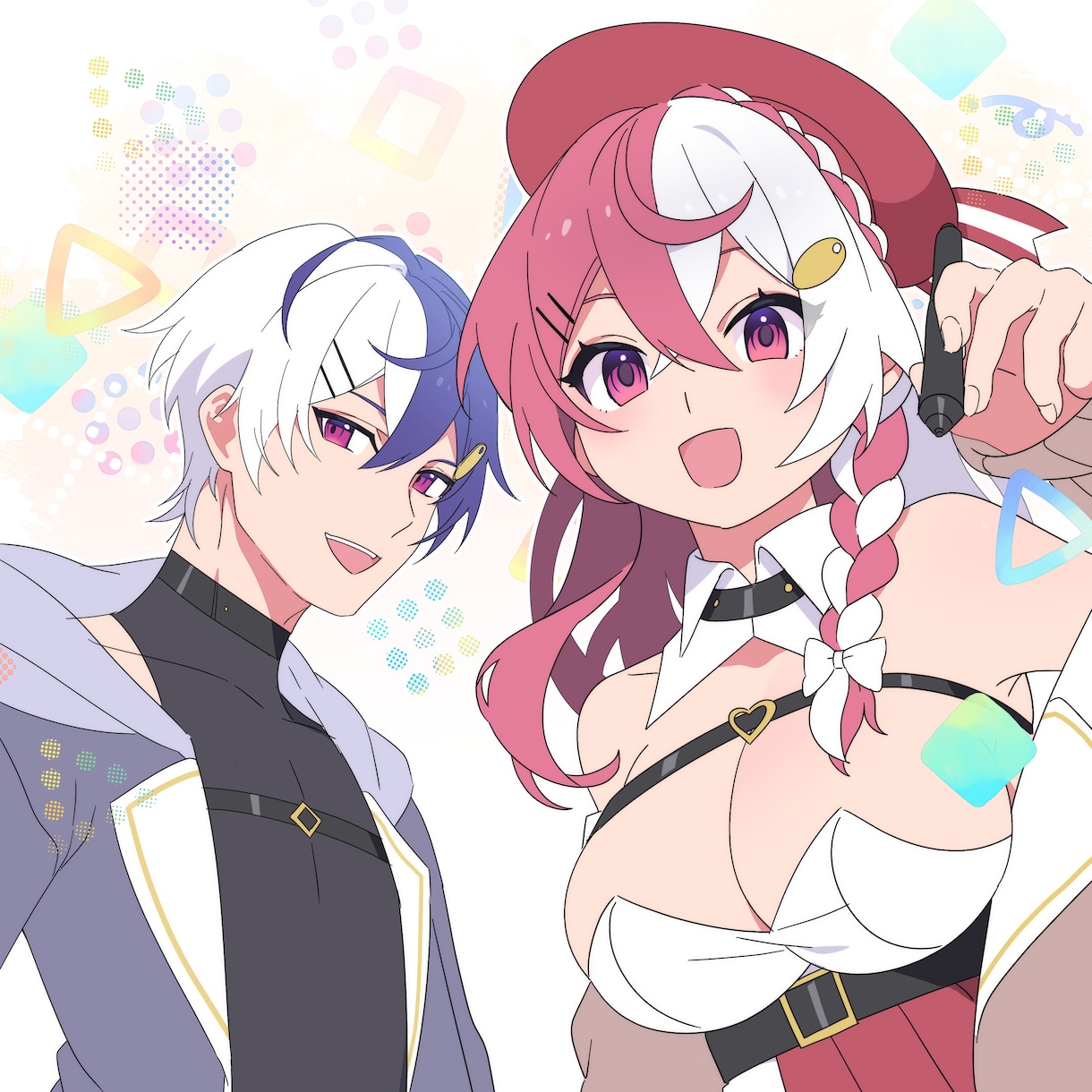 動画・漫画用イラスト制作いたします 高彩度でポップなキャラをお描きします！ イメージ2