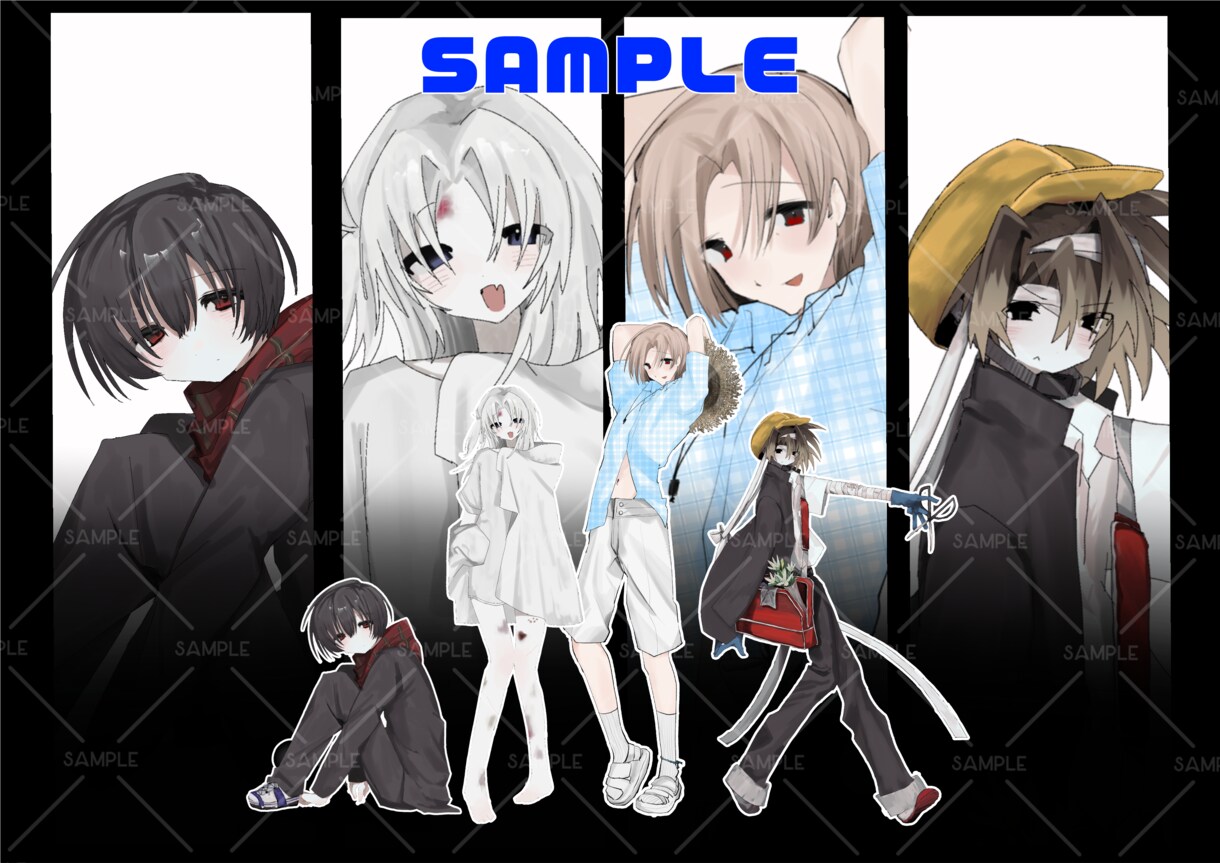 TRPGなど様々な用途で使える立ち絵を製作します 安価で自分だけのキャラクターを製作します！ イメージ4