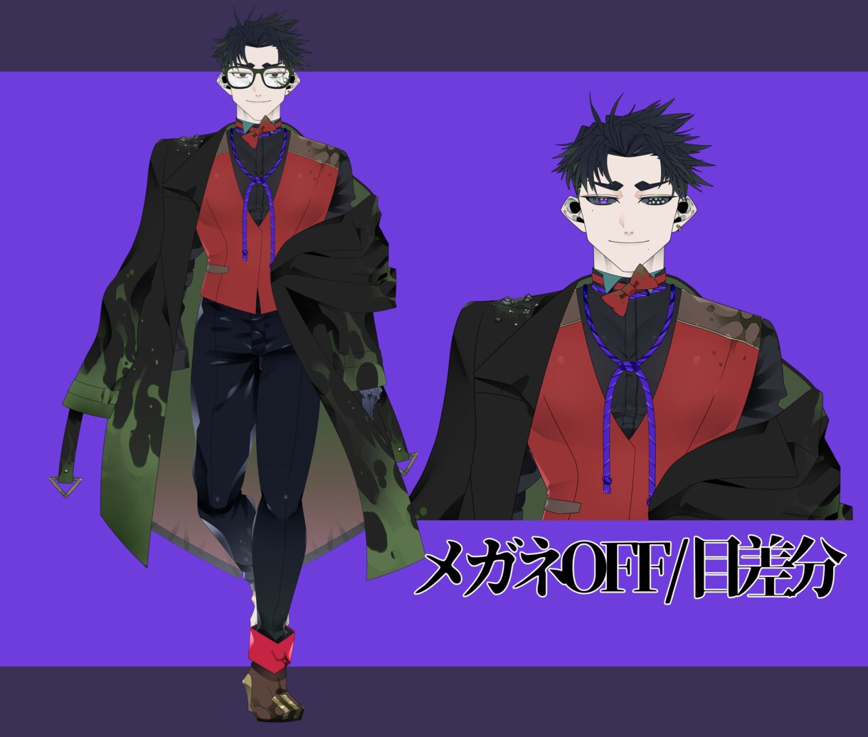 Live２D】あなたの好みの男性モデル作ります ダーク系やファンタジー系日常系も作ります イメージ4
