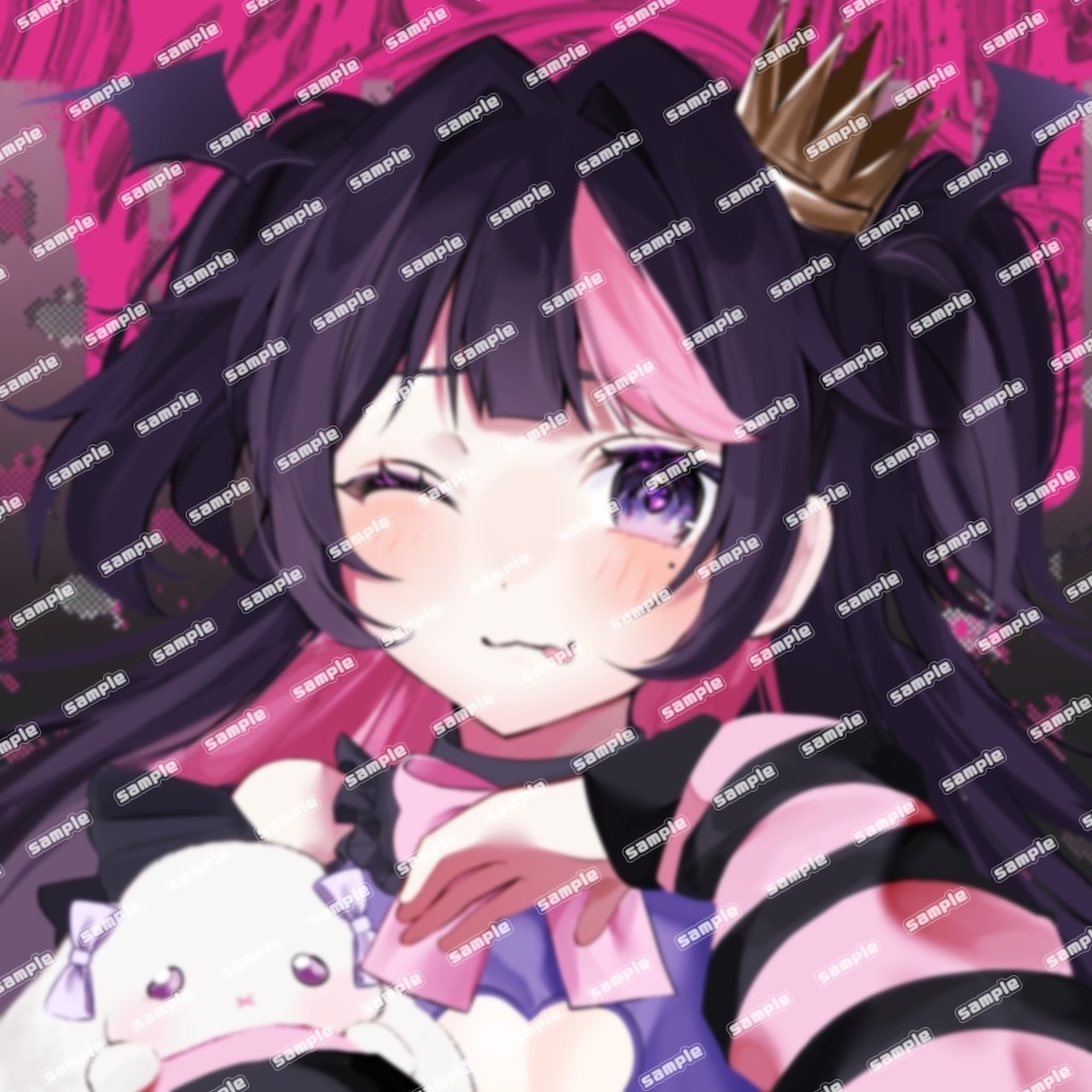 SNSアイコン/立ち絵/1枚絵 等を描きます サムネイルや、活動するにあたっての必要なイラストを描きます♩ イメージ1