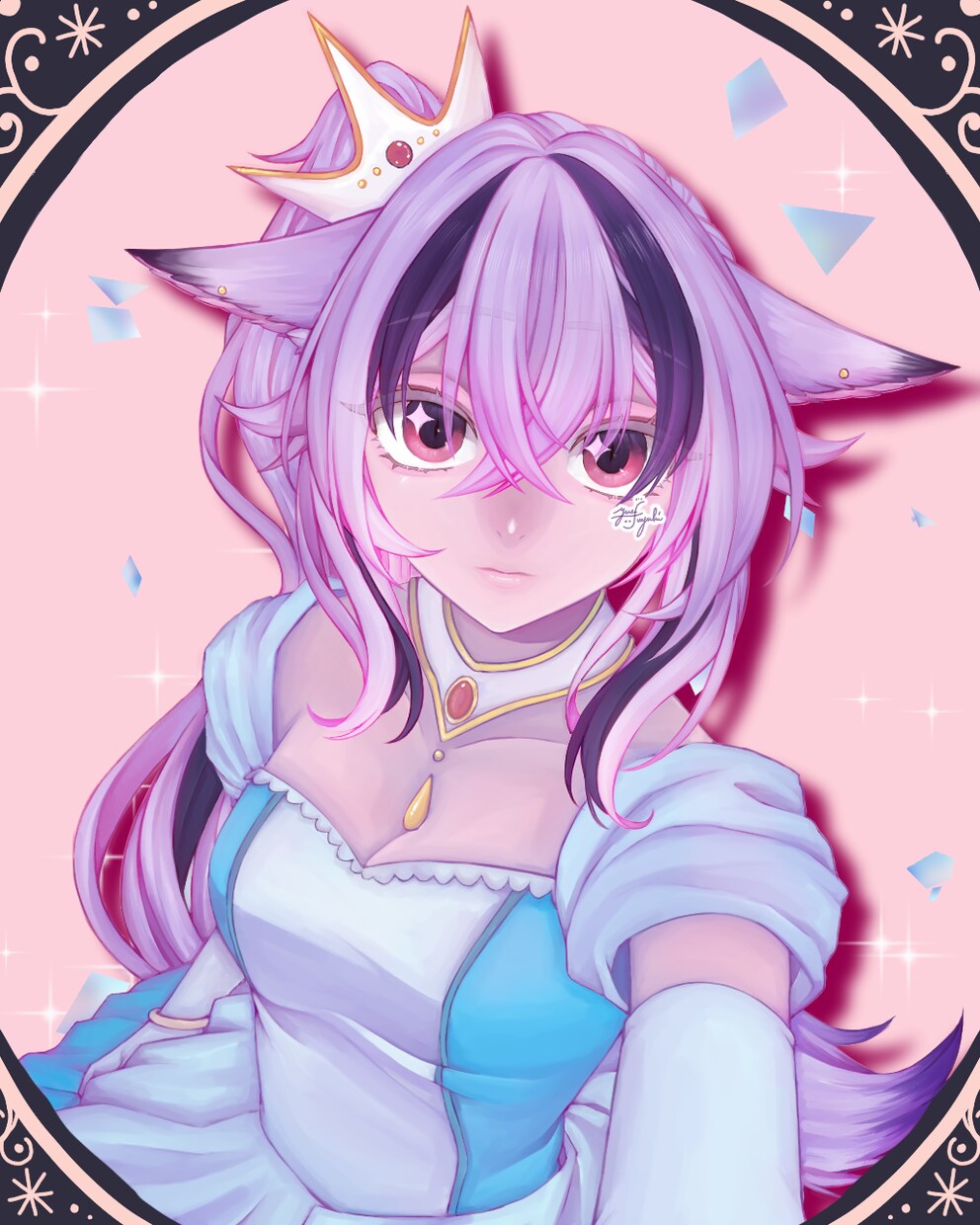歌ってみた、配信サムネイルなどの１枚絵描きます あなただけの特別な一枚を使用した動画、配信にしませんか？ イメージ7
