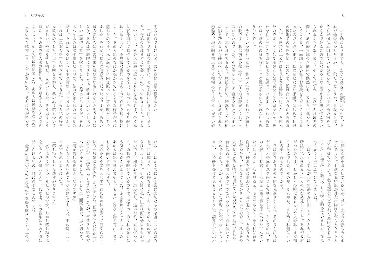 InDesignで小説（同人誌）の組版いたします 100ページ3000円〜ご希望の文字組で対応いたします イメージ2