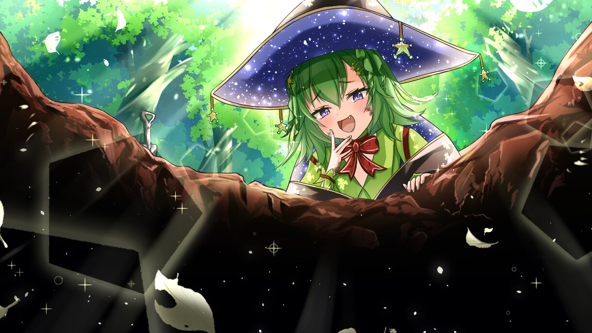 背景までお任せ！あなたのイメージを形にします 動画のサムネイルやその他一枚イラストが必要な方へ イメージ2