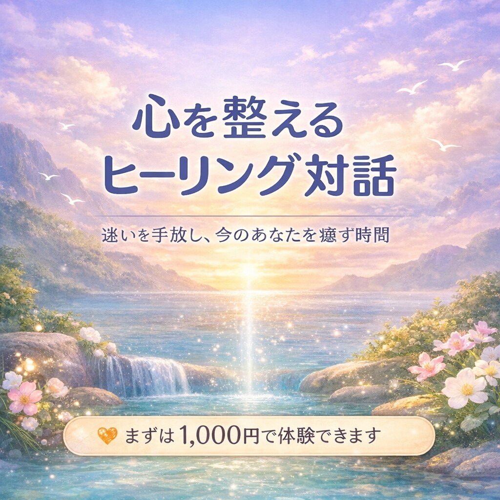 心を軽くする、あなたへの対話をします カードを補助に感覚と対話で状態を整理します 。 イメージ1