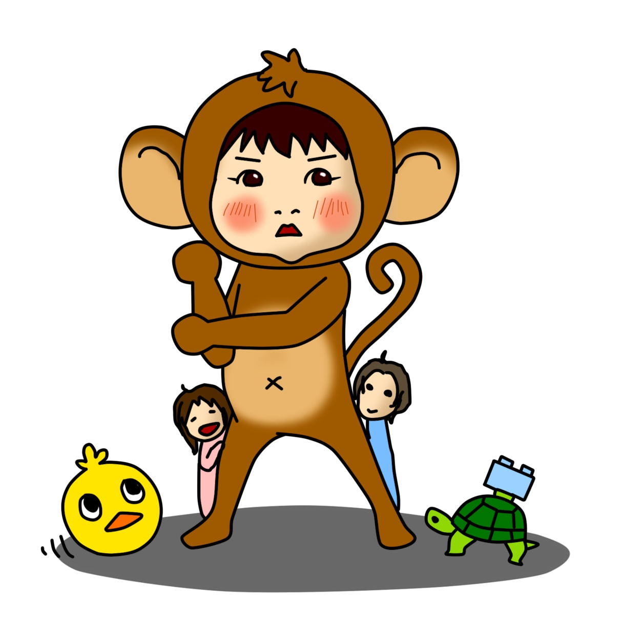 年賀状用のイラスト描きます 毎年の年賀状、いつもと違う年賀状にしたい方へ！ イメージ3