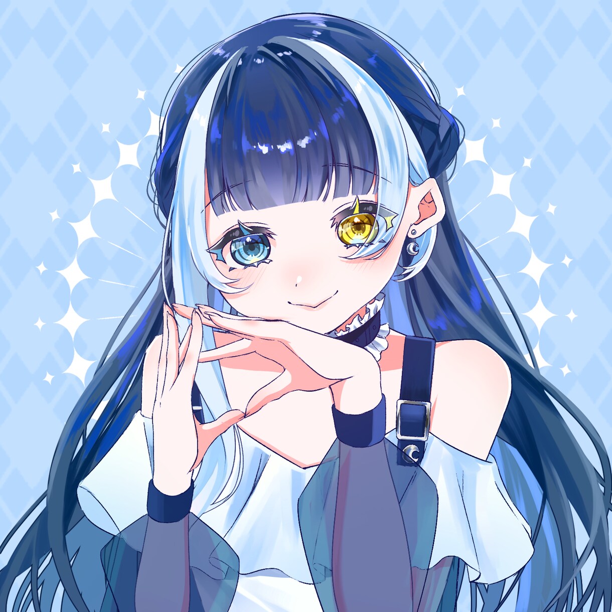 キラキラ可愛いオリジナルアイコン制作します おめめきゅるきゅるの可愛いキャラクターはいかがですか？ イメージ4