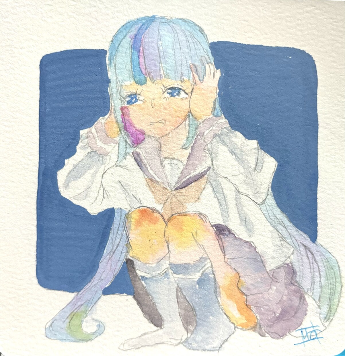 CDや曲のアートワーク(アナログ)描きます 作曲したはいいものの、アートワークがない方へ イメージ6