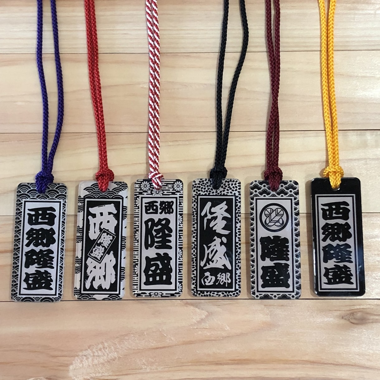 黒吹アクリル 木札 あなたのお名前で作製致します お祭り黒吹アクリル喧嘩札  3サイズあります！ イメージ2