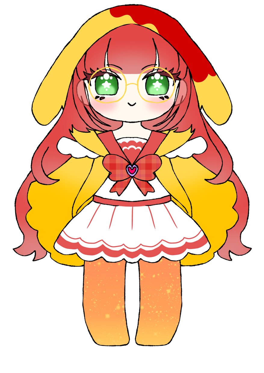 コロンとしたお人形のようなイラスト描きます 商用利用可能のイラストを描きます。 イメージ2