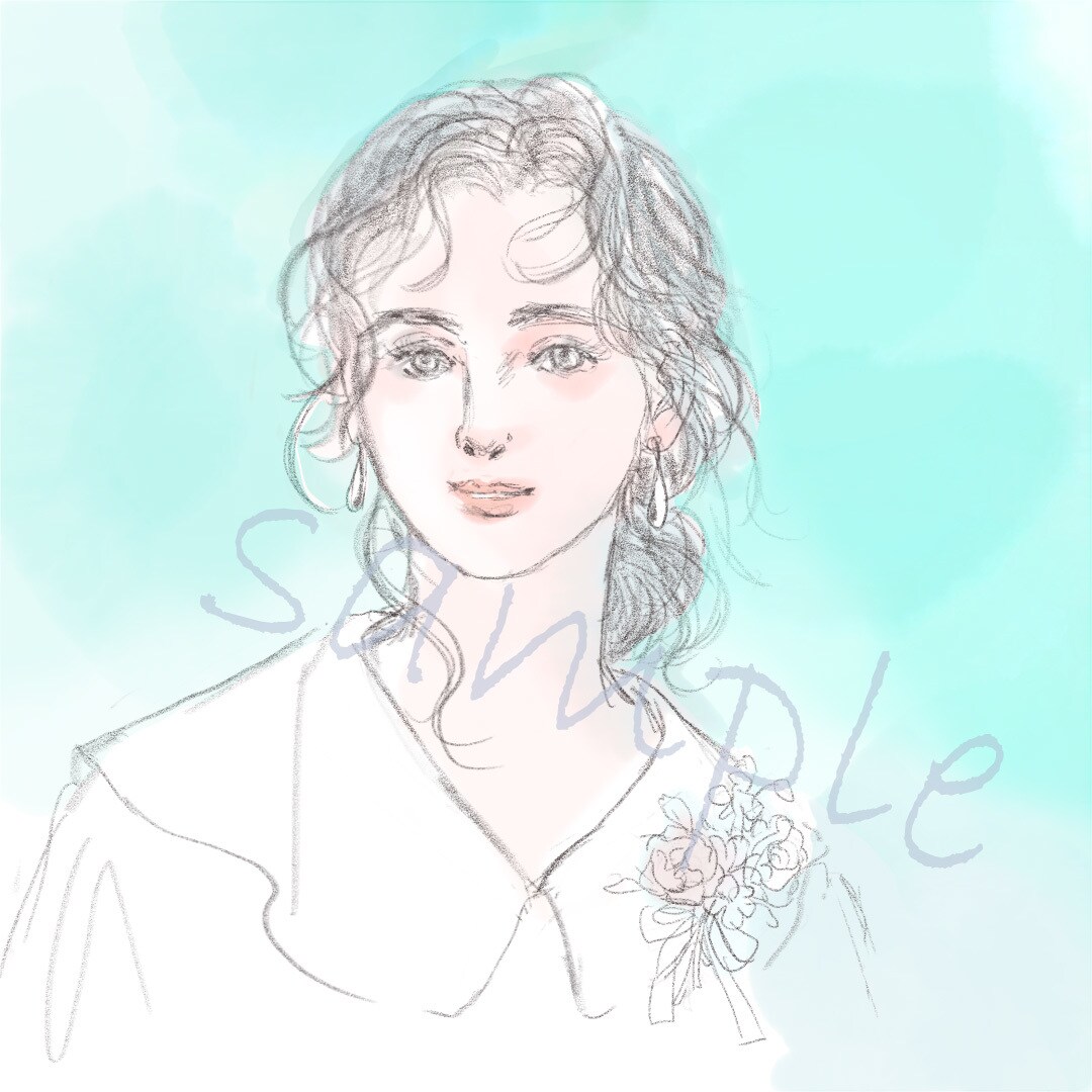ふんわり優しいタッチのイラストお描きします シンプル・やわらかな線のイラストで、アイコンやプレゼントにも イメージ9