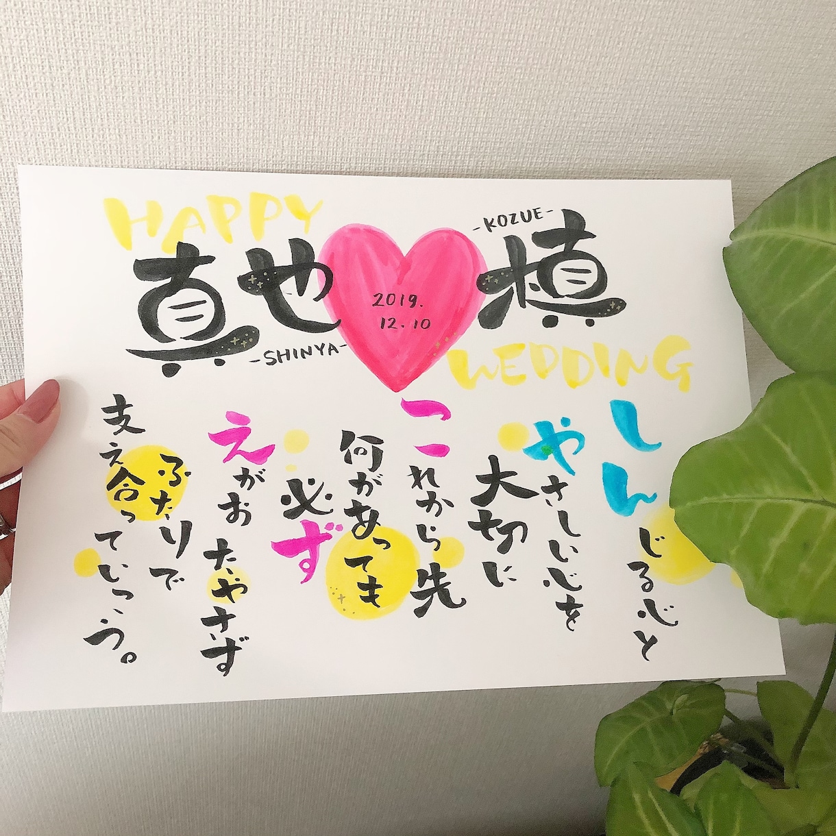 大切な方へ。ネームポエムを作ります 誕生日や結婚祝い、母の日のプレゼントとして贈ってみませんか？ イメージ3