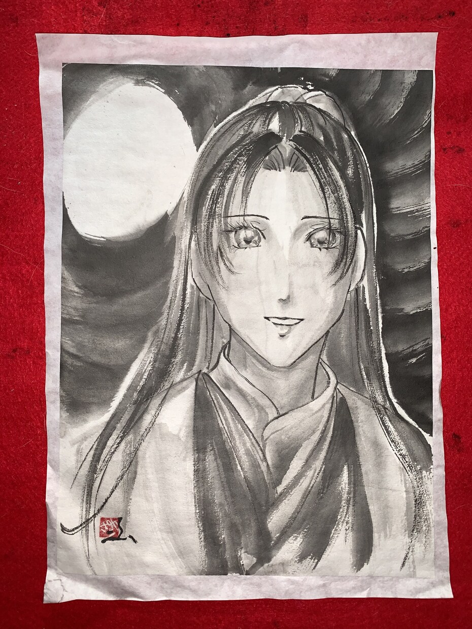 墨絵があります 水墨画を肉筆で楽しみたい方へ。 イメージ2