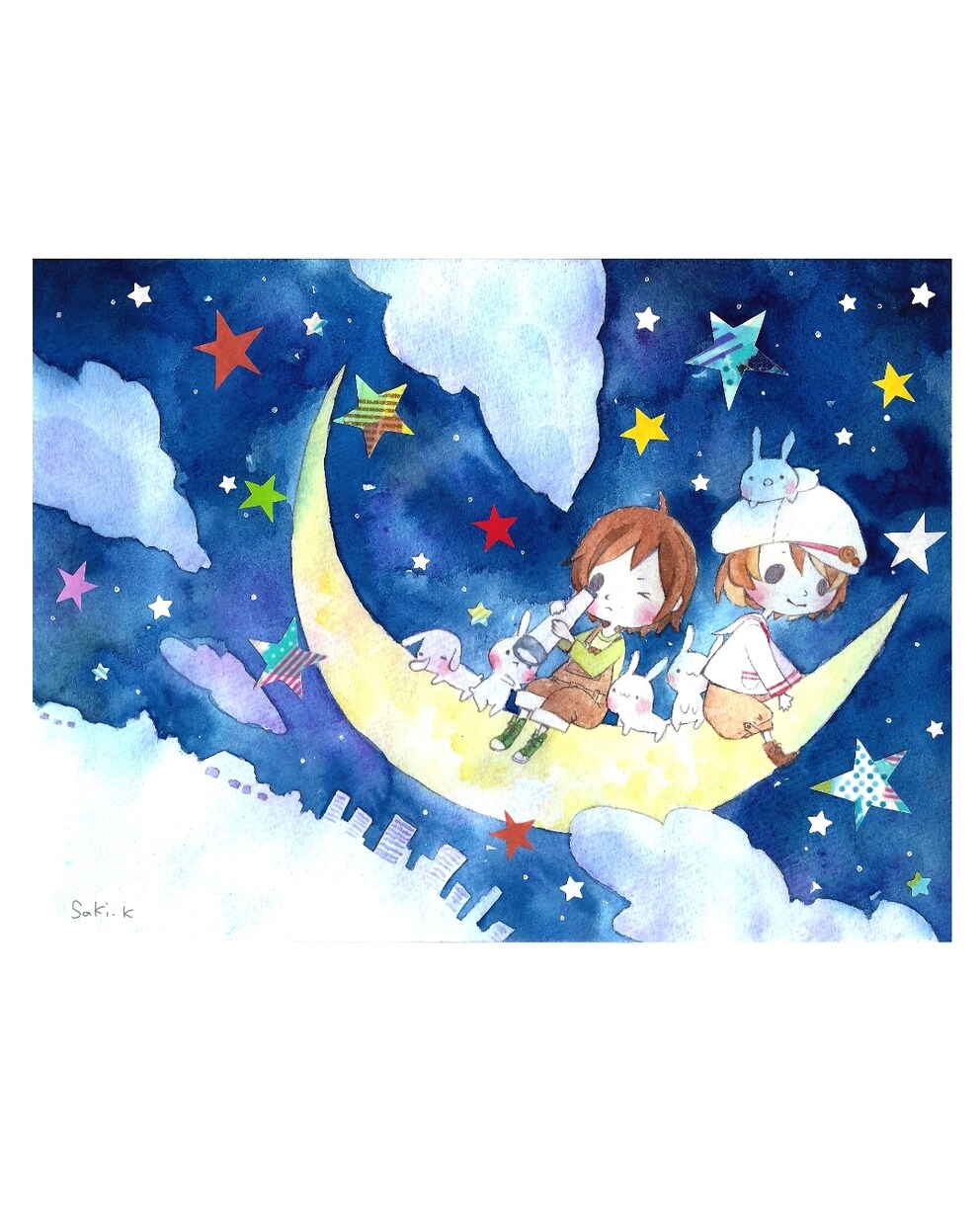 絵本のようなほっこりするイラスト描きます 透明水彩か、お絵描きソフトで仕上げます イメージ1