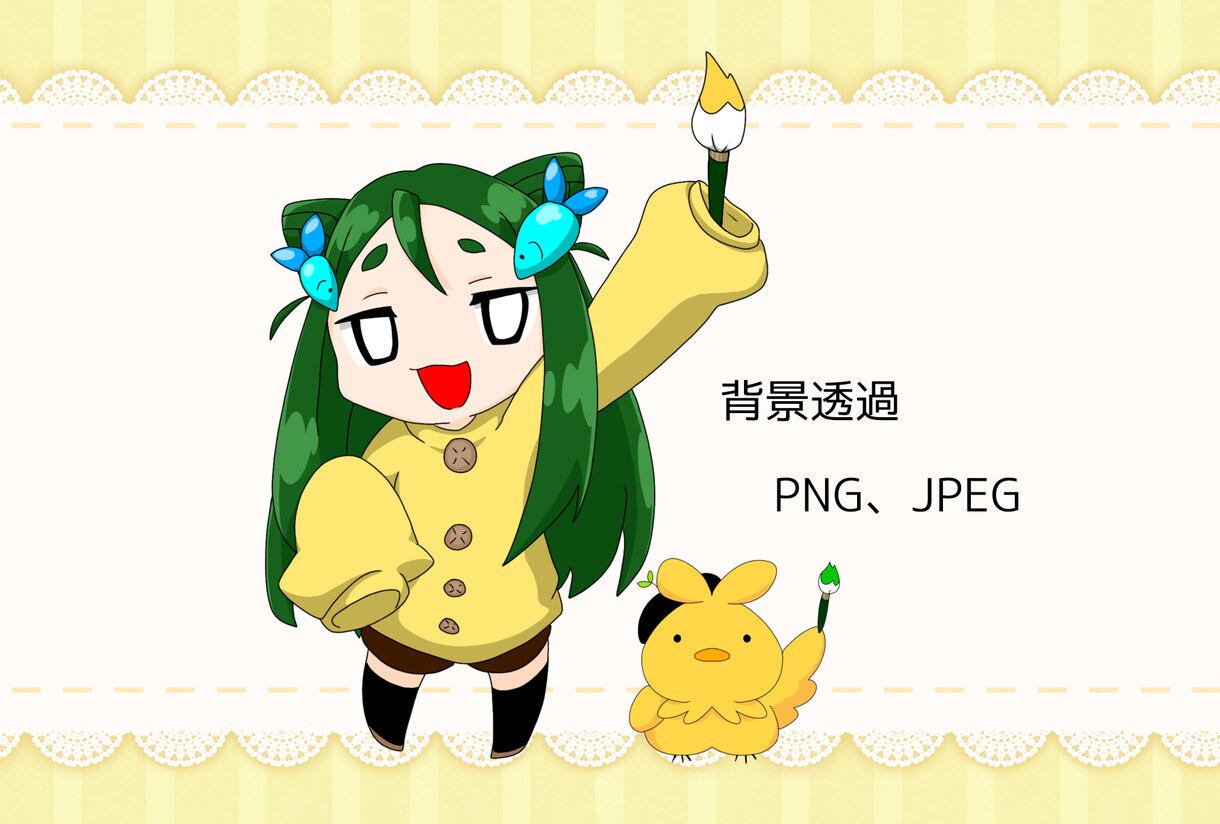 オリジナルちびキャラ作成します ちびっちゃいかわい子ちゃんはいかがですか？ イメージ2