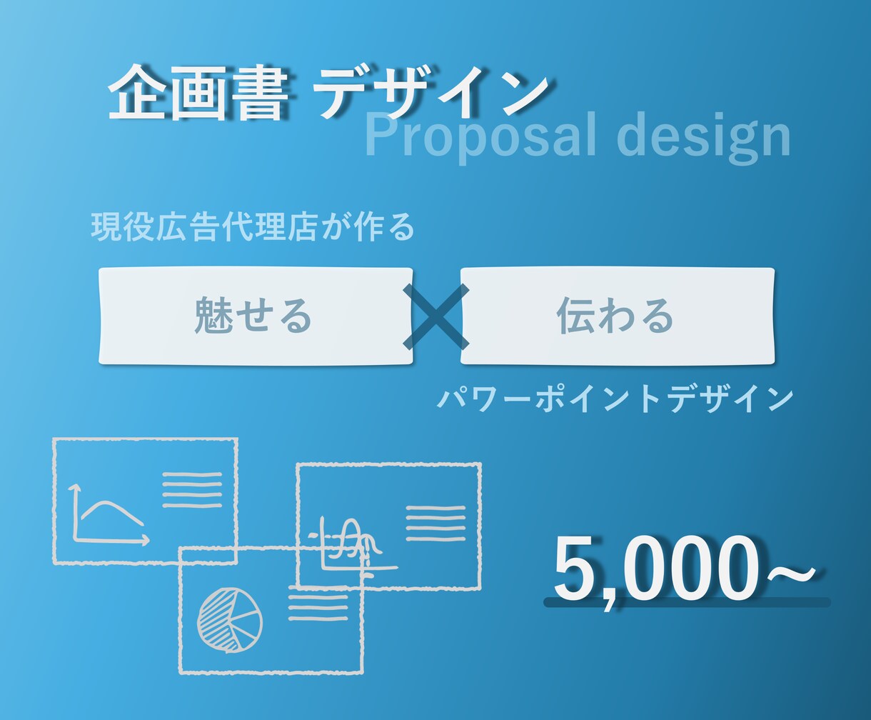 企画に合わせたデザインを作成します あなたの企画書をより分かりやすく、より魅力的に。 イメージ1