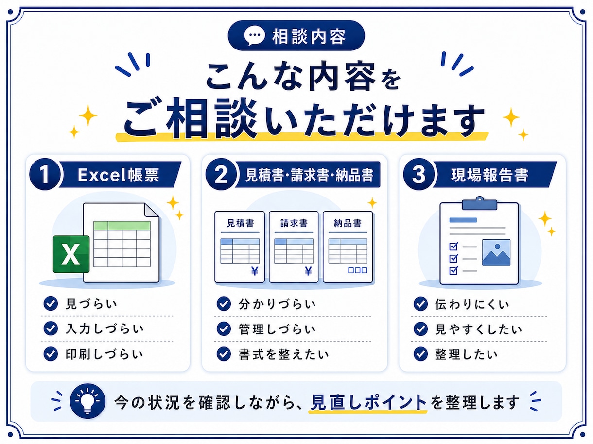 業務帳票の見直しポイントを分かりやすく整理します 帳票改善の進め方をやさしく整理します イメージ4