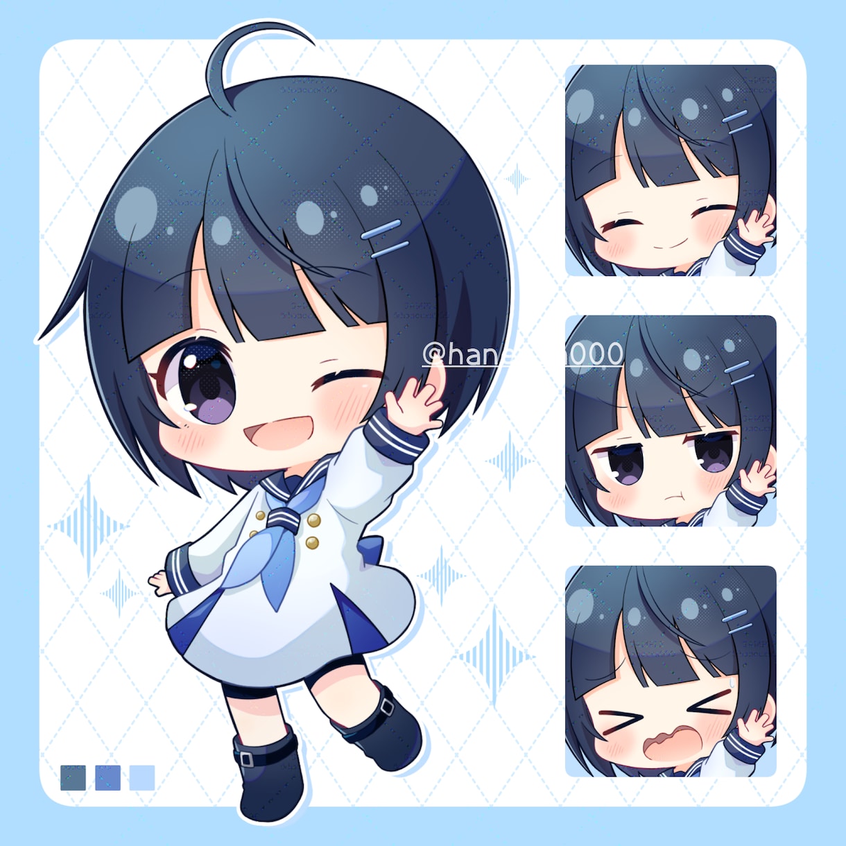 綺麗でかわいい♪ ミニキャライラスト制作します 企業実績多数！ 修正無制限、かわいいイラストをご提供します イメージ8
