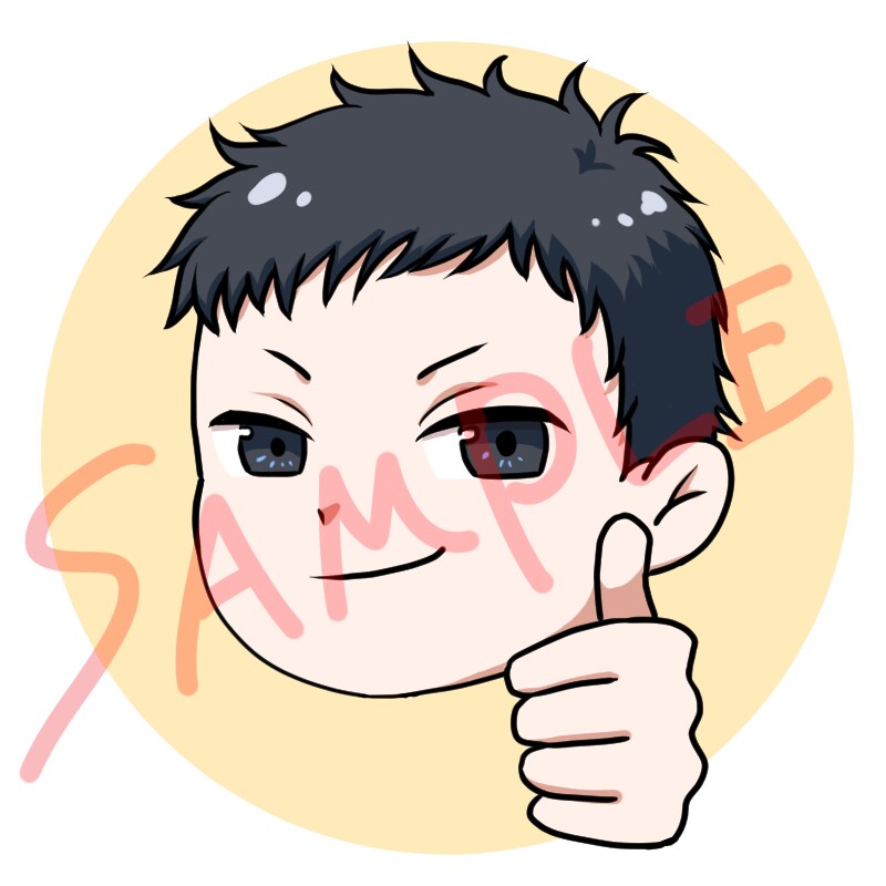 アイコンなどのミニキャライラスト作ります あなた専用のキャラを、SNSや動画サイトなどのアイコンに！ イメージ2