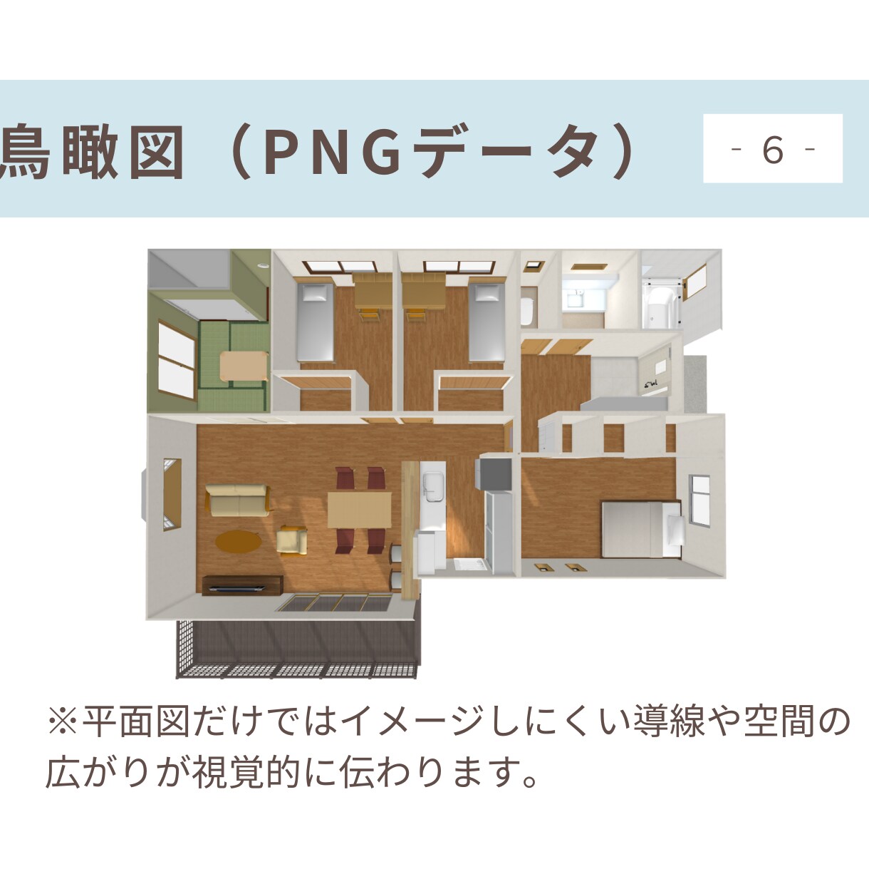 ラインでも使える！1級建築士が間取り図を作成します マイホーム・リフォームのプラン検討や不動産広告・マイソクに！ イメージ7