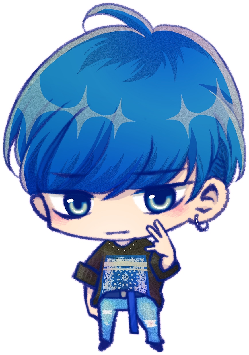似顔絵ミニキャラお描きします 推しの生誕や大事な記念日イベントに！ミニキャラお描きします！ イメージ7