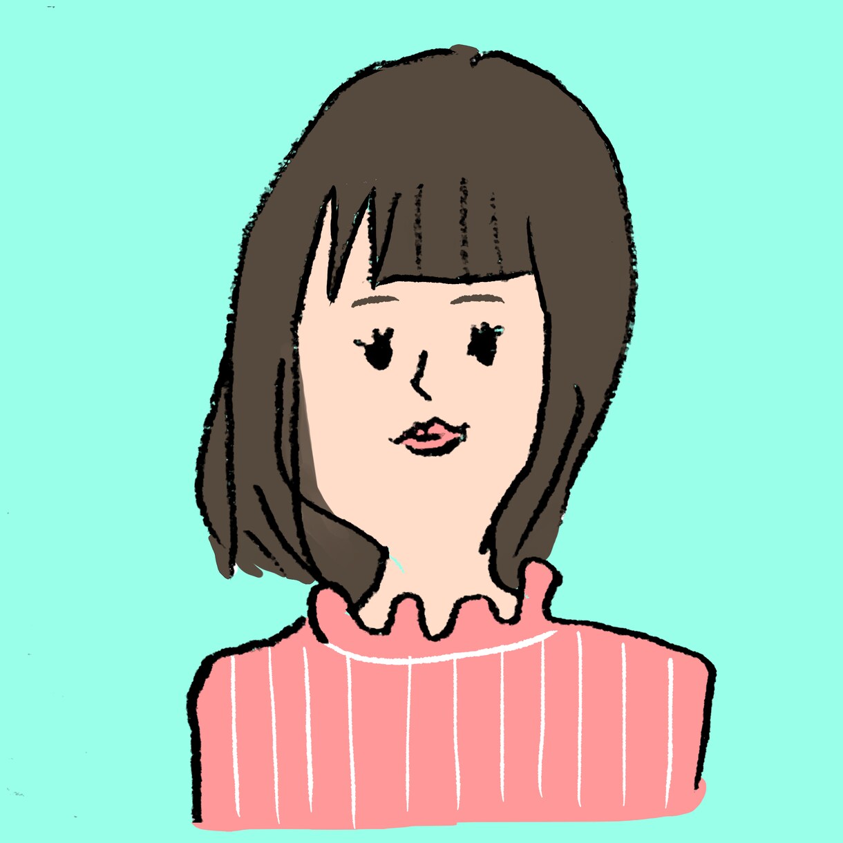 ゆる〜く似せた、人の似顔絵を描きます SNSのアイコンやプレゼントにいかがですか? イメージ4