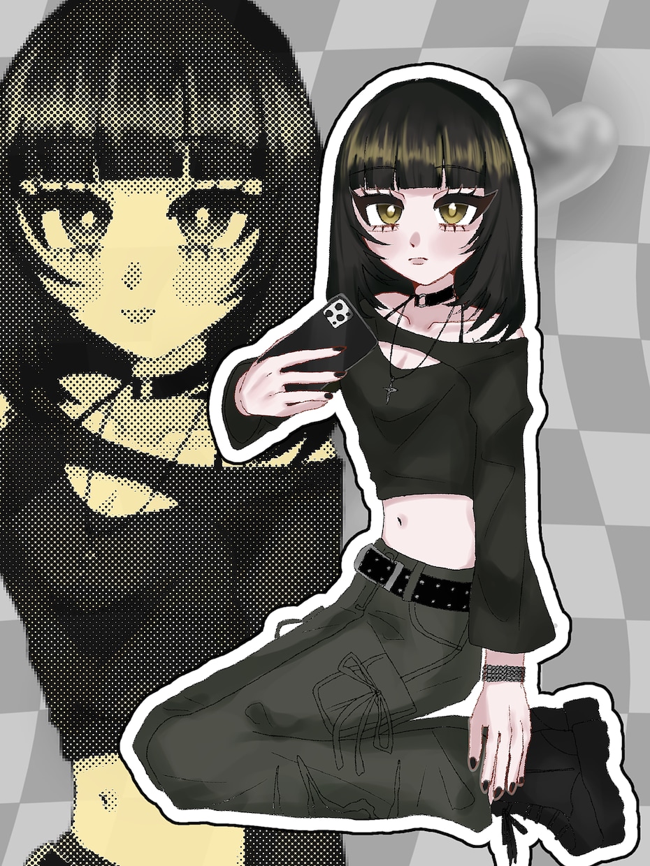 かわいいイラストを作成します 可愛いキャラクターイラストを作成します！女の子が得意です。 イメージ3