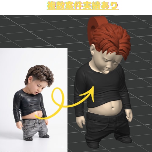 ３Dプリンタでオリジナルのキーホルダー製作承ります 画像1枚からOK！あなただけの3Dキーホルダー製作します イメージ9