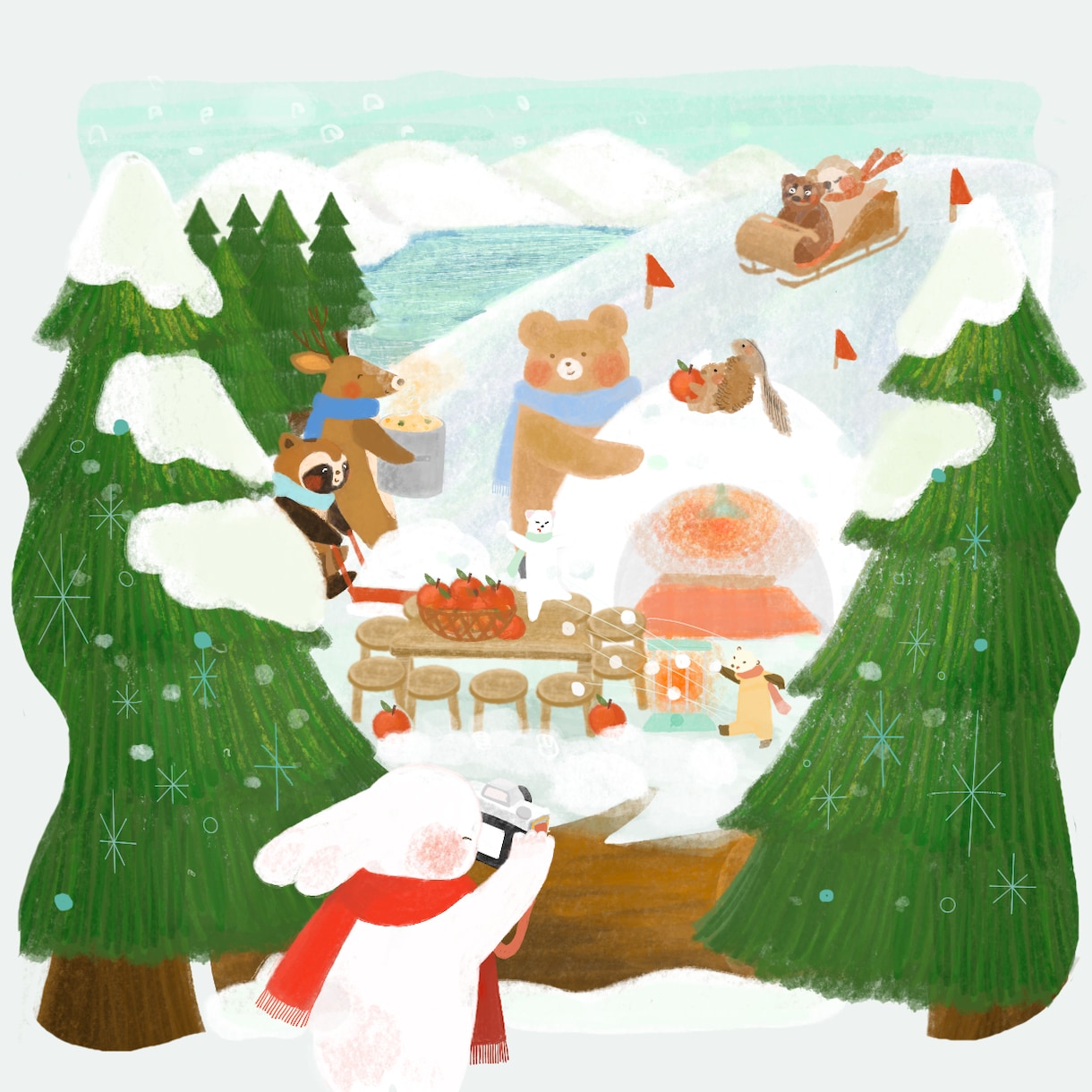 絵本のような見応えのあるイラスト描きます 細かい表現や鮮やかな色合いでイラストを制作します。 イメージ2