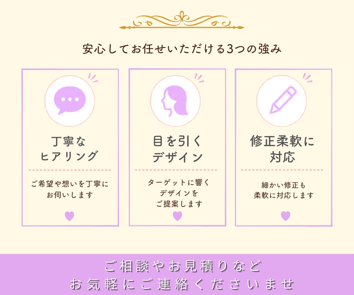 集客×伝わるデザインのバナー作りますます 低価格、高品質であなただけのデザイン作成します！ イメージ2