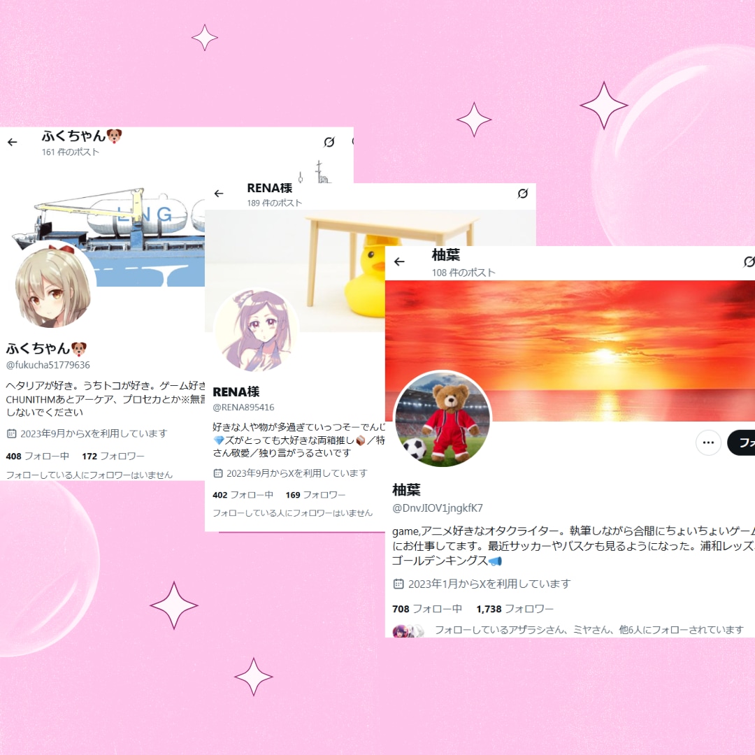 X(エックス)日本人フォロワー600人増加します アクティブユーザーの日本人アカウントがフォローします イメージ2
