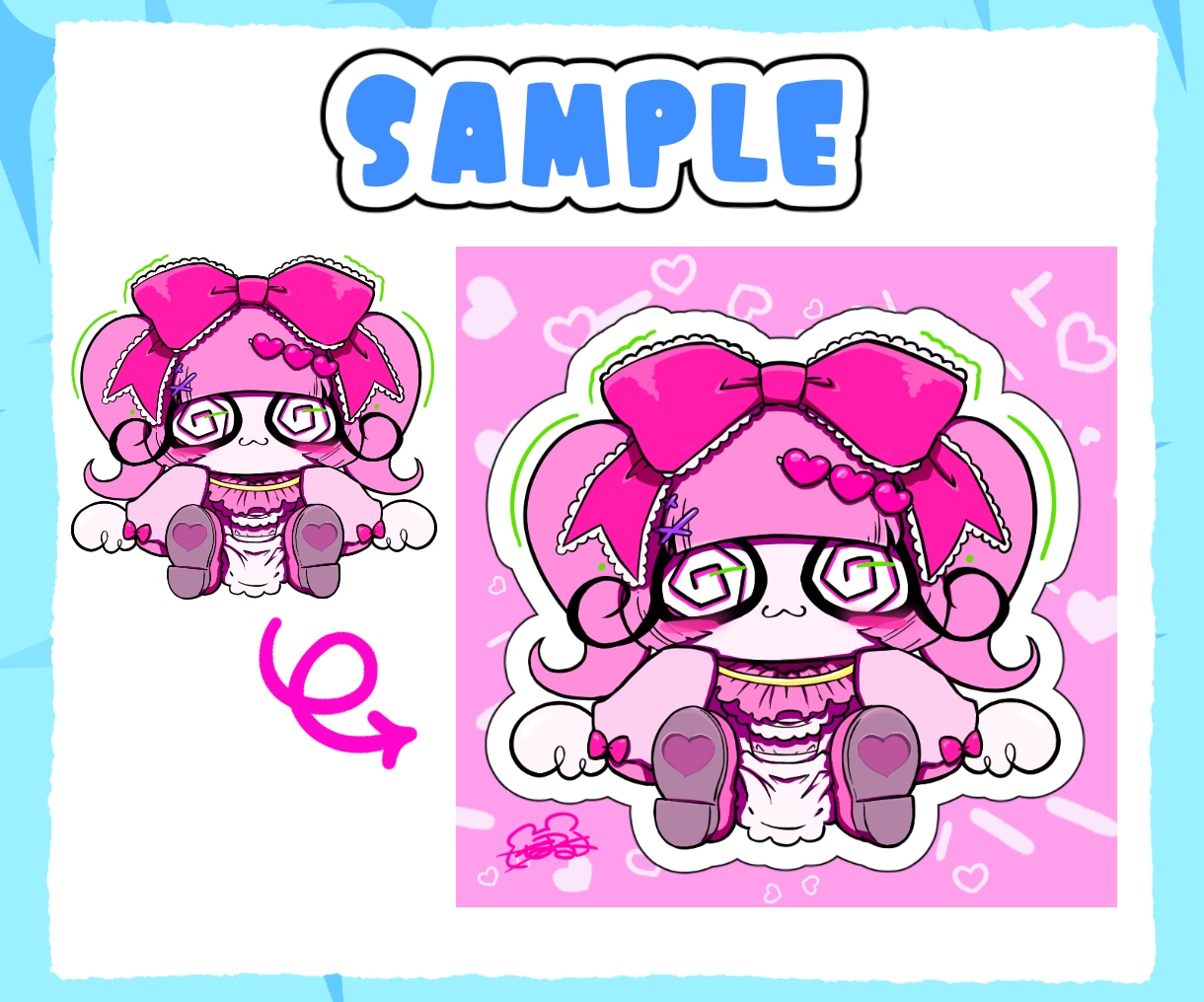 カートゥーン風！SDキャラ・ミニキャラ描きます 色鮮やか・ポップなSDキャラをかわいく仕上げます!! イメージ6