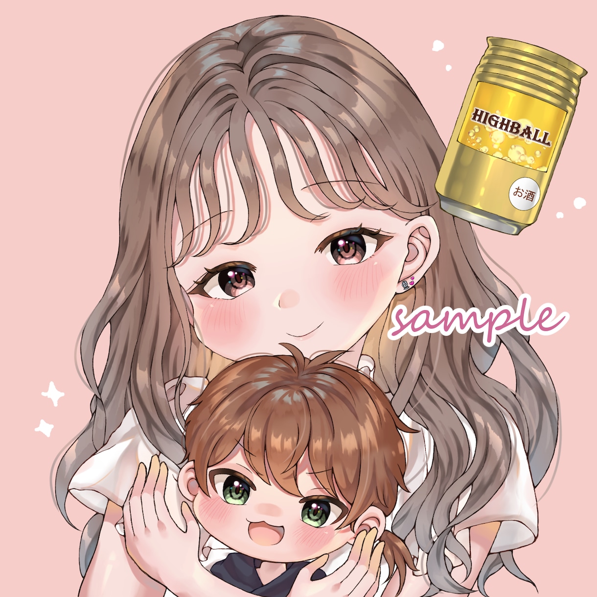 SNSで使用できるアイコン等イラスト作成します 用途に合わせて対応します！お気軽にご相談ください♩ イメージ5