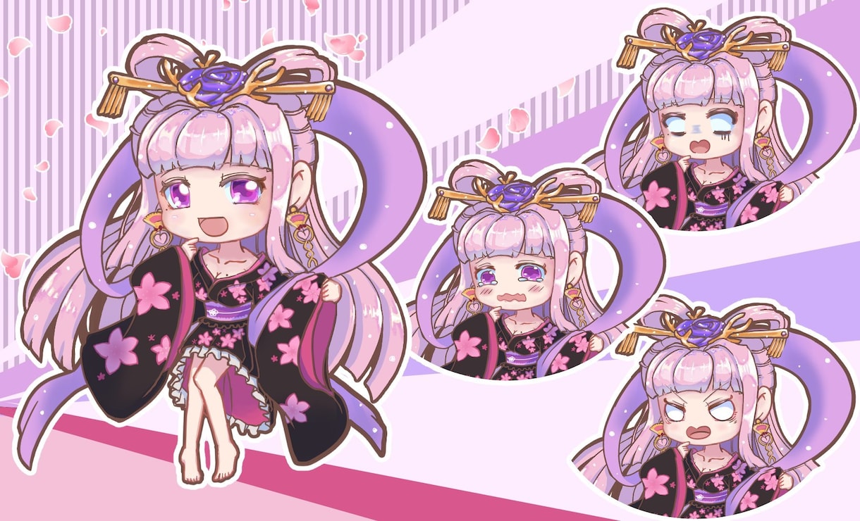 商用可！ちびキャラ(動物も可)なアイコン作ります オリジナルのSDキャライラストやアイコン制作のご助力致します イメージ6