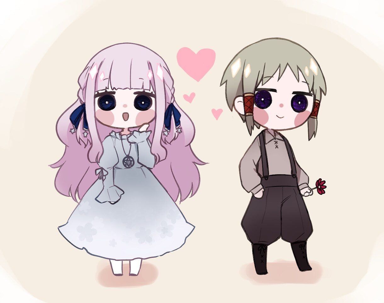 ミニから等身も！キャラクターの立ち絵を提供します ゲームや動画等で使えるさまざまな立ち絵を描きます！ イメージ6