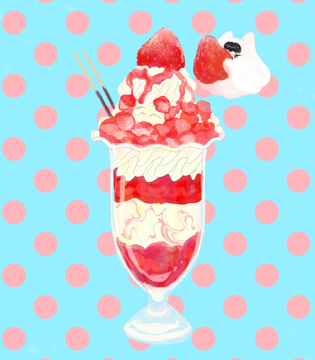 動物|食べ物|マスコットキャラ|POP描きます ぬくもり感のあるイラストであなたのおもいを形にします！ イメージ7