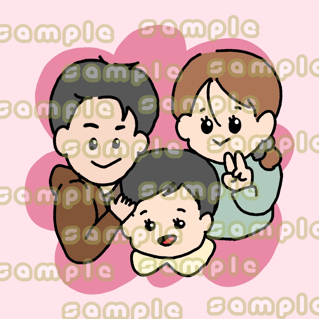 ゆる似顔絵描きます 記念絵やSNSアイコンにおすすめです！ イメージ3