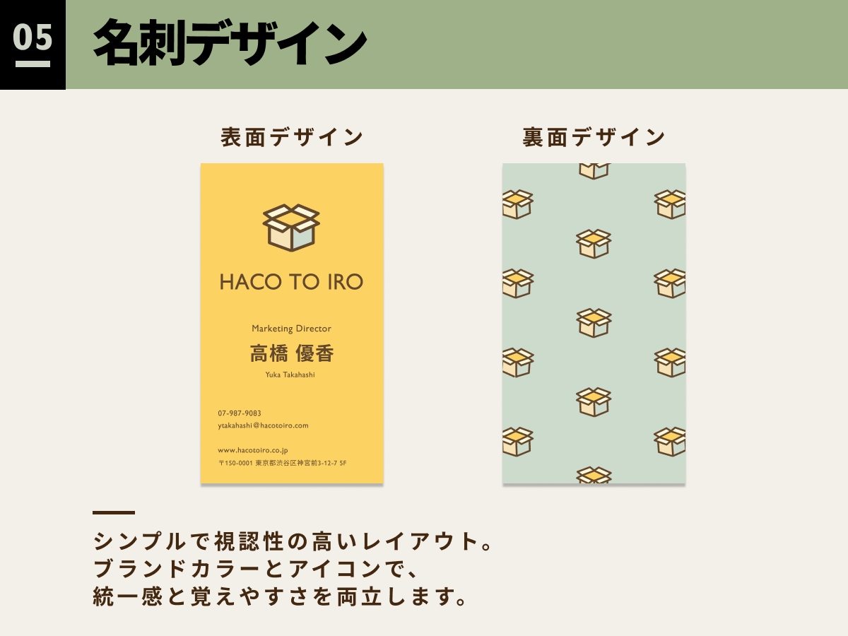 ブランドロゴ＋名刺をセットでデザインします ロゴから名刺までブランドを整えます イメージ6
