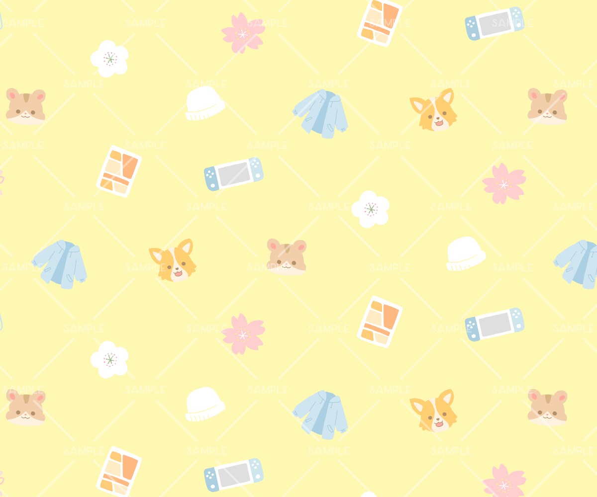 OC概念パターン作ります 印刷やグッズ化もOK！ かわいい手書きパターンイラスト イメージ4