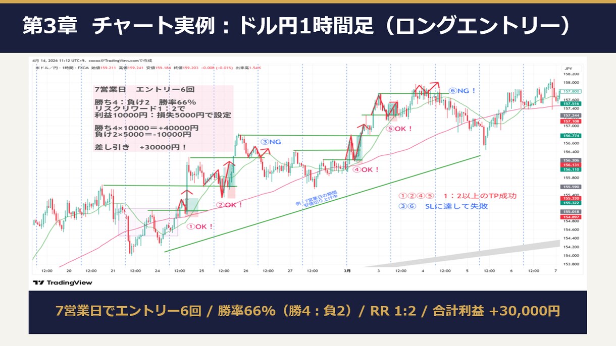 FX手法＋あなた専用のFX口座診断をお届けします FX歴30年の手法PDF＋あなたの取引履歴の分析診断セット イメージ3