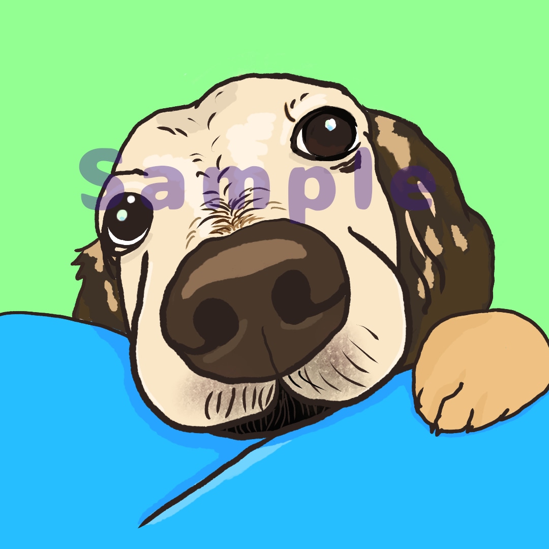 可愛いペットのデフォルメ、デジタル絵描きます アイコンなどに使える可愛いペットのシンプル似顔絵です！ イメージ6