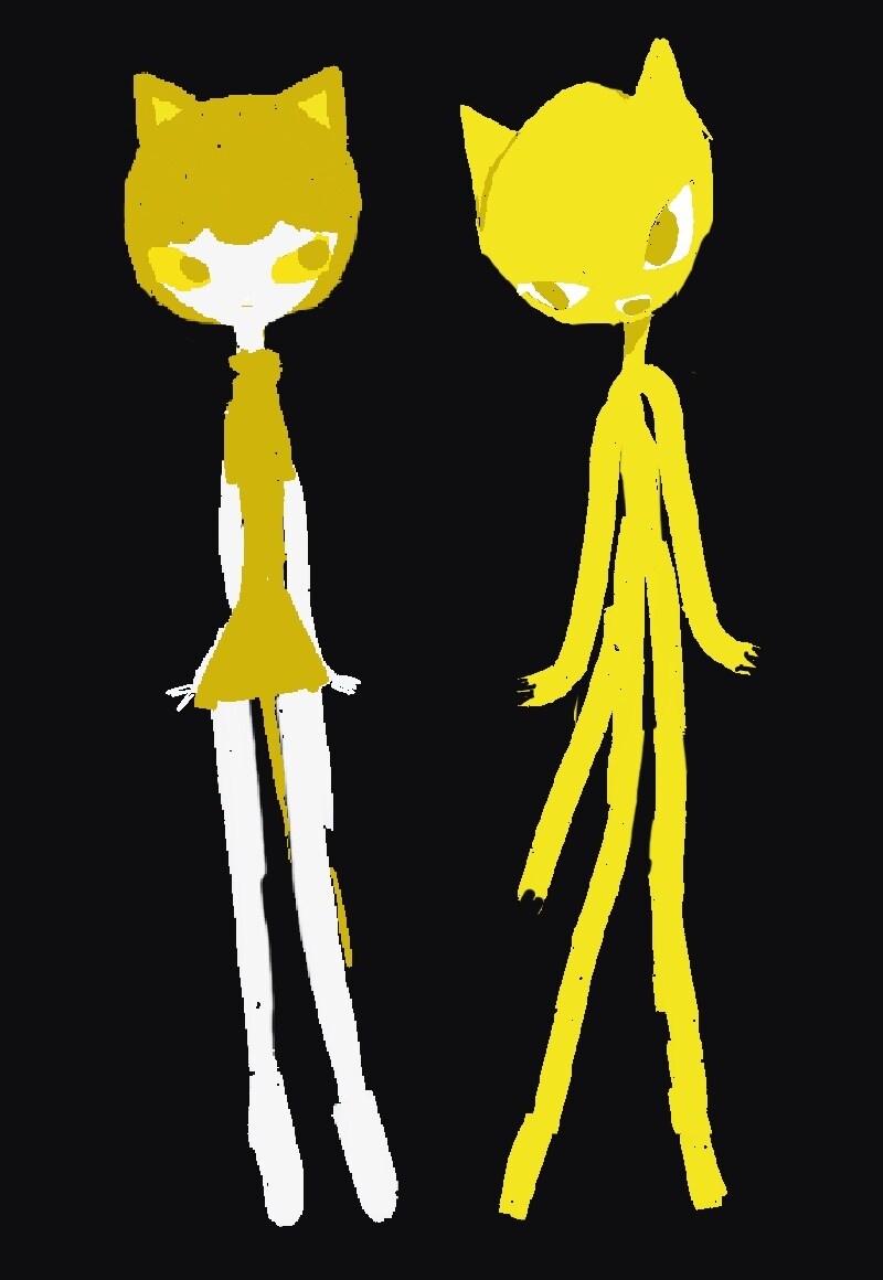 ラフなタッチのキュートな女の子のイラスト描きさます 美大生がかわいい全身イラスト描きます！擬人化もOK！ イメージ2