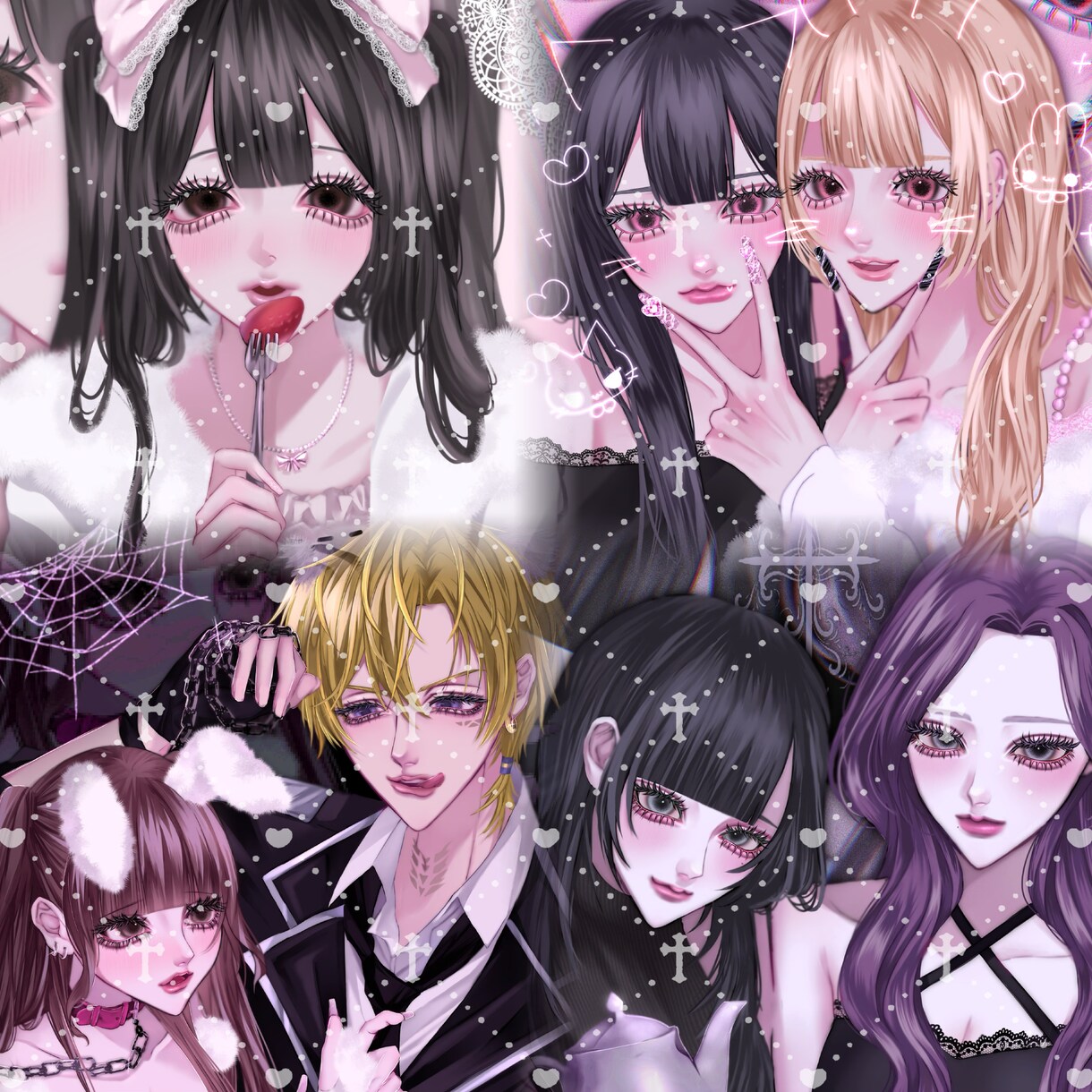 夢絵・SNSアイコン・イラスト描きます 不穏な雰囲気やリアル寄りの絵柄が好きな方に イメージ1