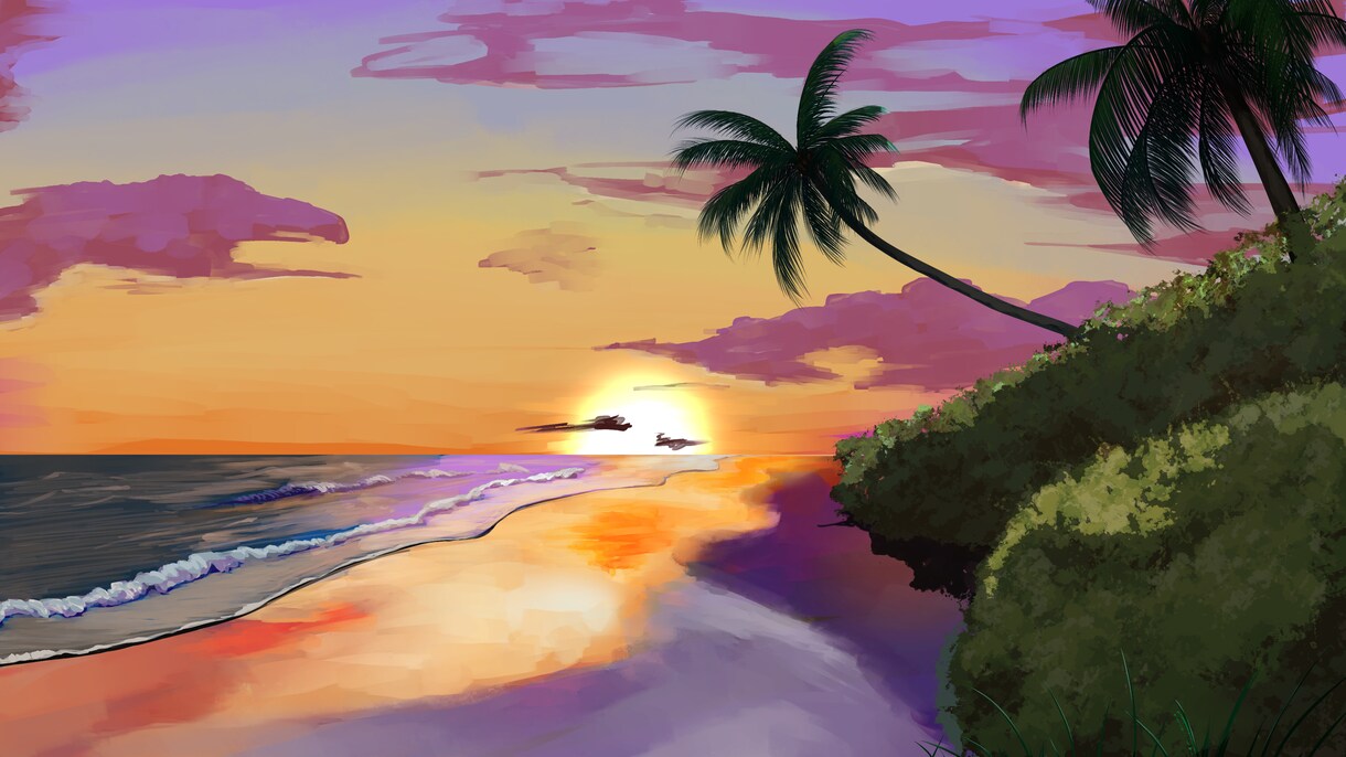 様々な場面で使用していただける一枚絵、制作します 皆さんの見たいを描させていただきます。 イメージ2