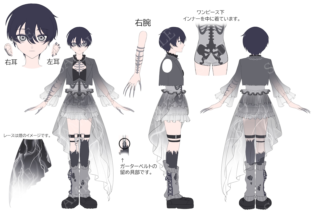 暗くて儚いアイコン・イラスト描きます 青年、少年、少女を可愛く描くのが得意です！ イメージ10