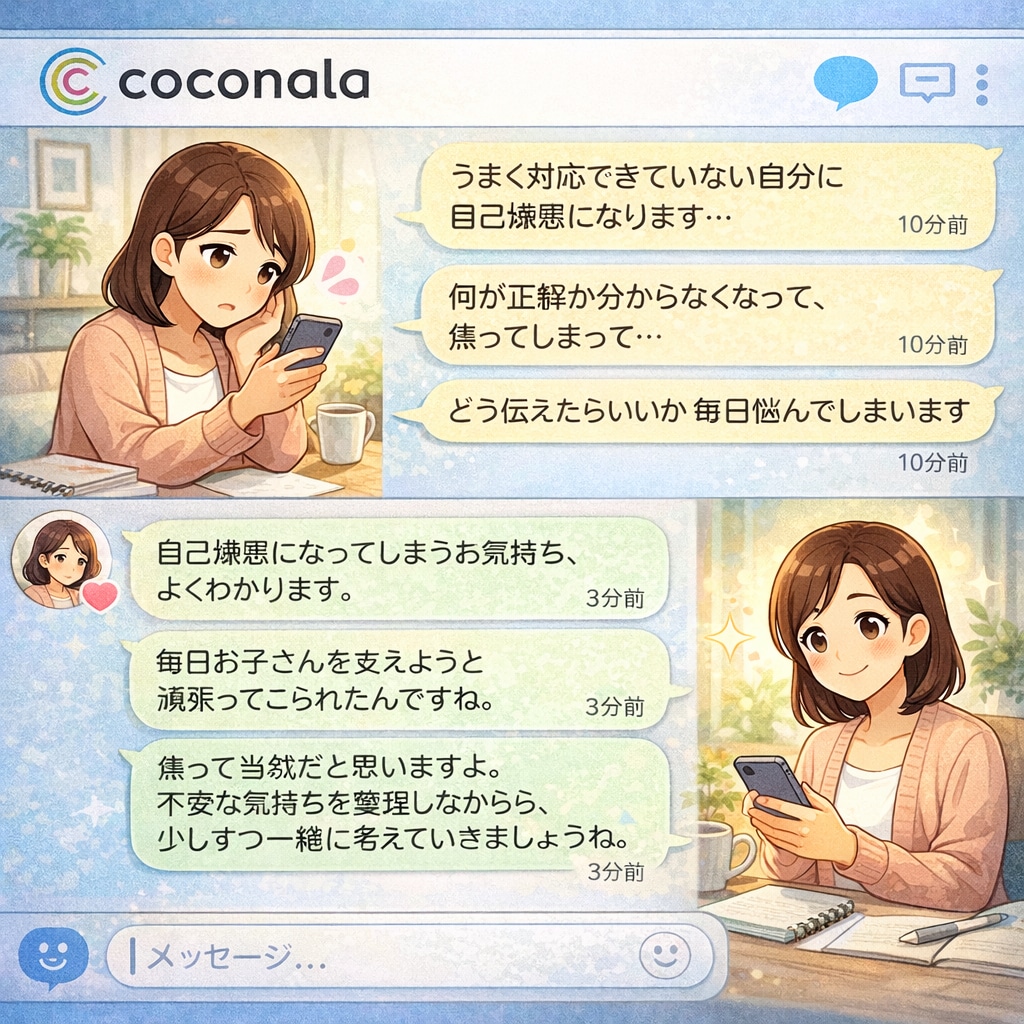 不登校で悩むお母様へ｜1ヶ月チャットで寄り添います まずはお母さんの心を守りましょう母の安定＝お子様の安定です イメージ2