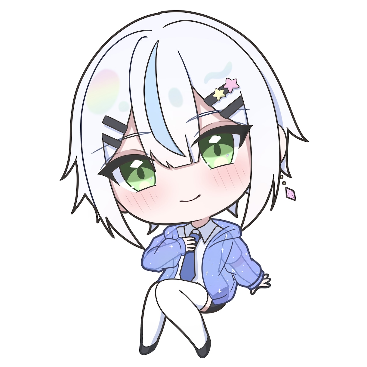 透明感かわいいSDキャラ描きます 透明感のあるやわらかい塗りで丁寧に仕上げます◎修正対応あり イメージ1