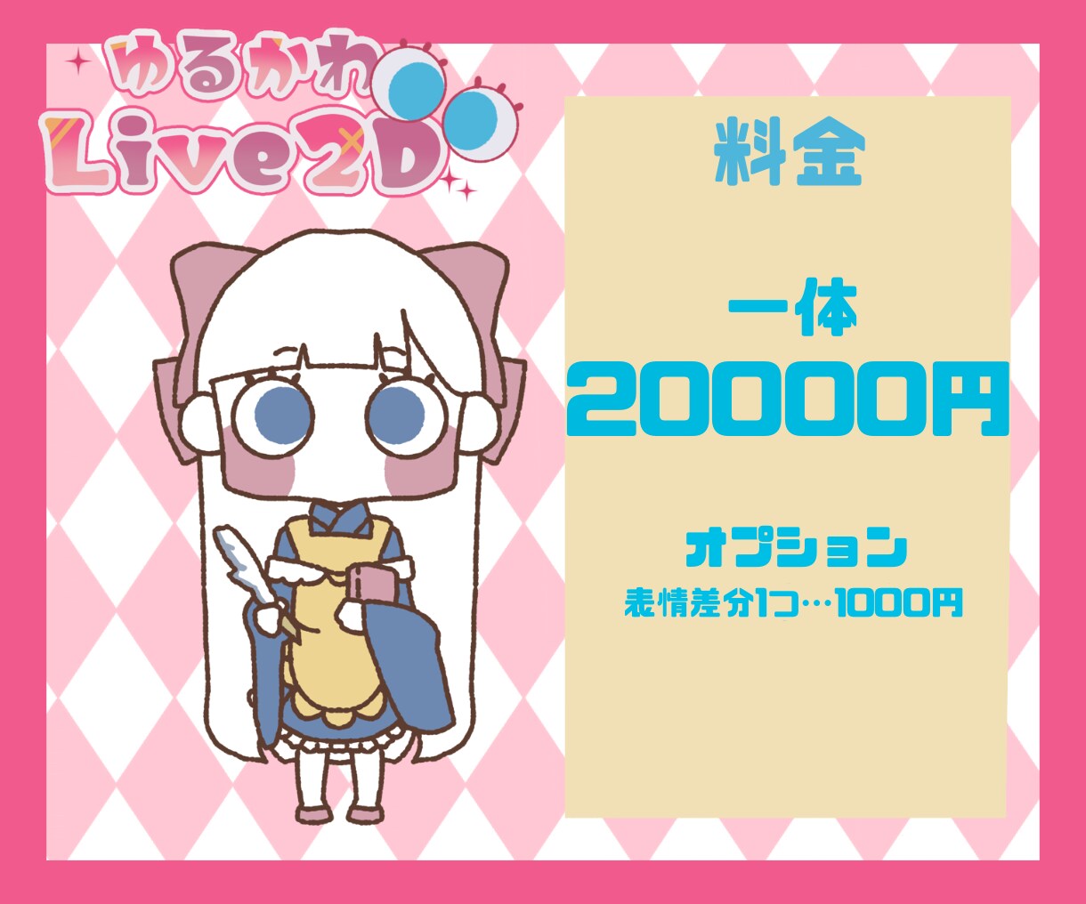 ゆるかわなLive2D作ります あなたオリジナルのゆるかわなLive2Dを イメージ5