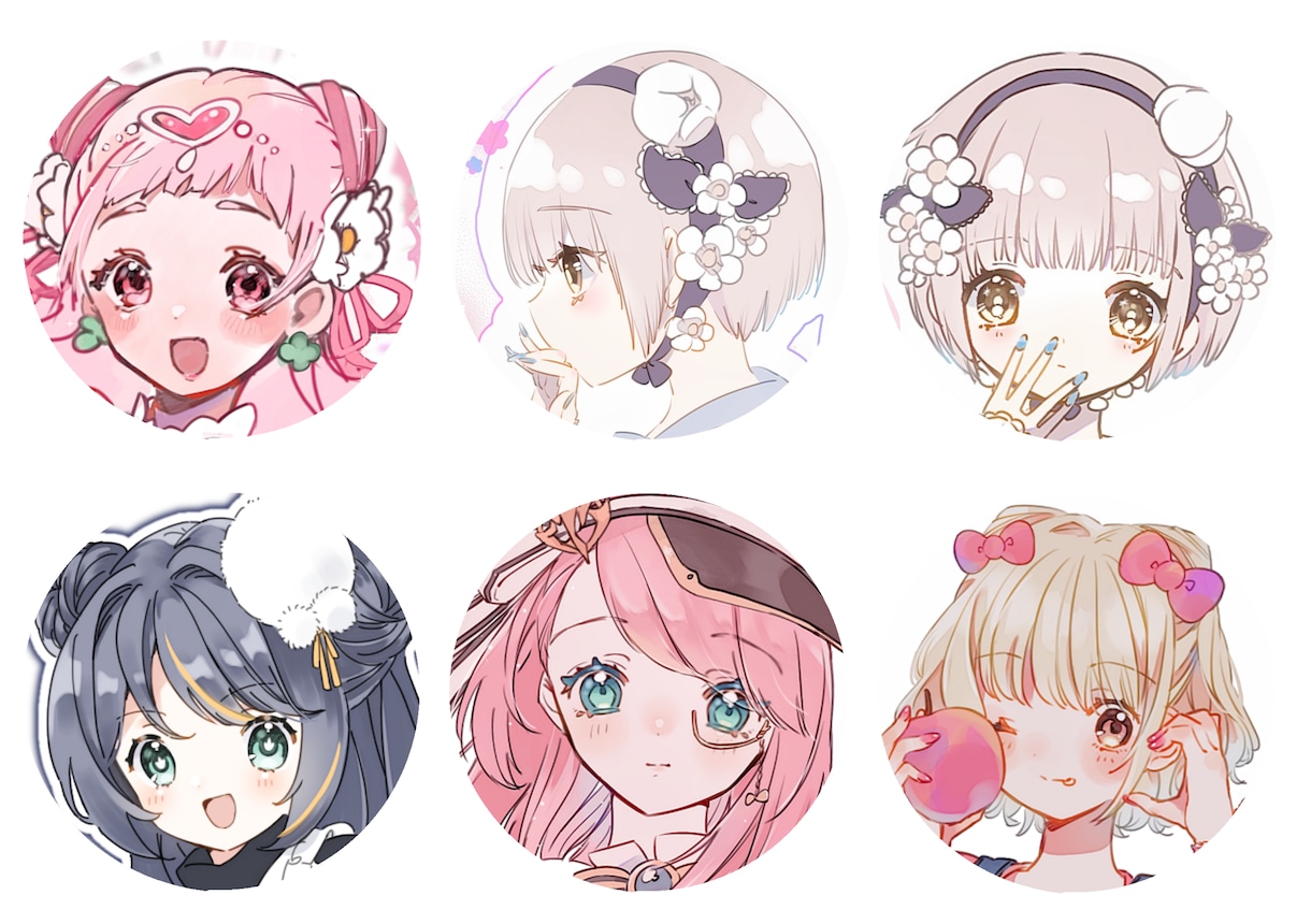 あなただけの可愛いイラスト・アイコンを描きます 修正無限!パターン複数!背景無料! イメージ5