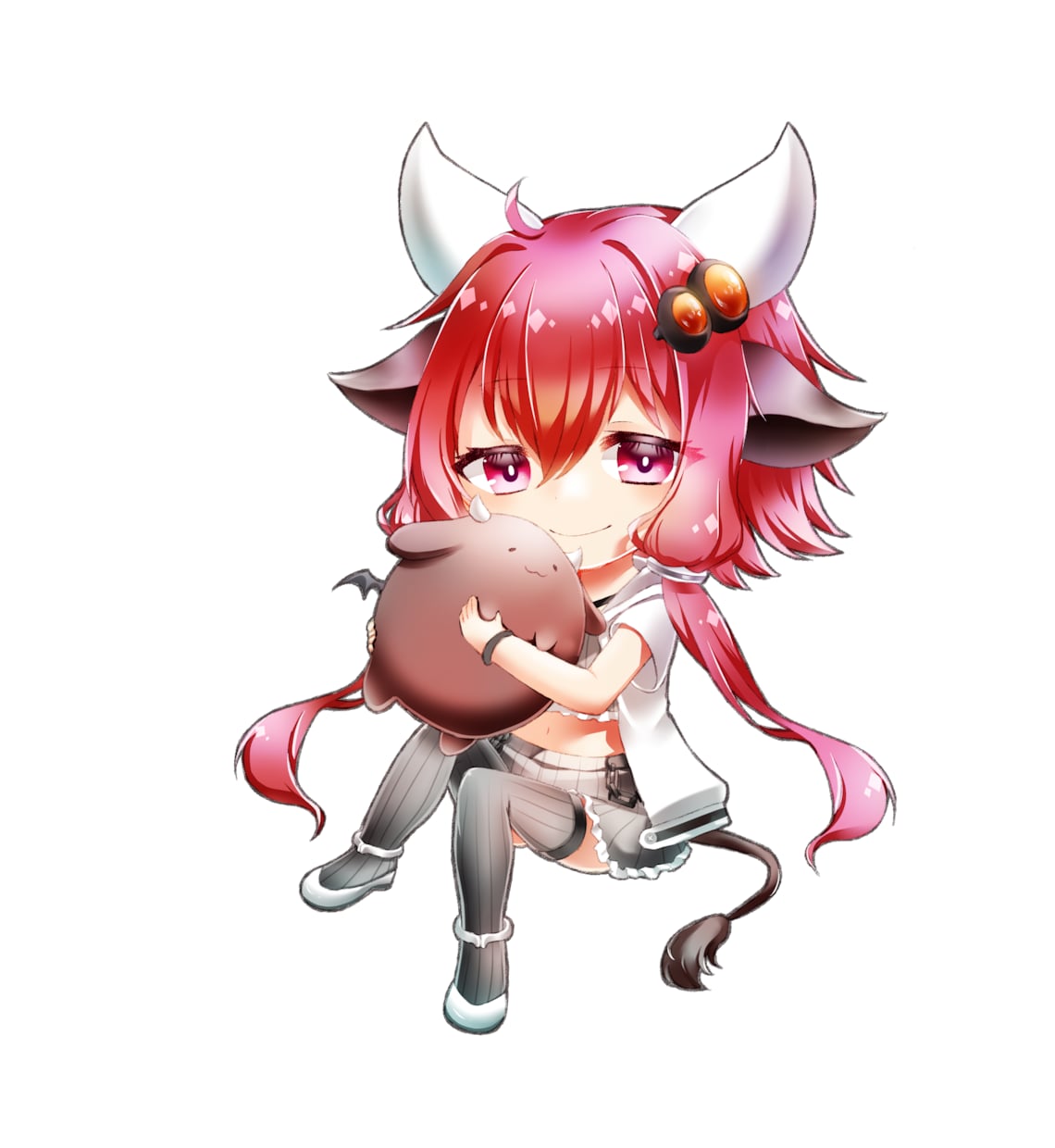 何でも使えるデフォルメキャラクターイラスト描きます SNS、配信、立ち絵、印刷、何でも使ってもらってOKです！ イメージ7